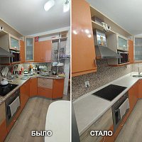 Замена столешницы. ул. Таганская, 79.